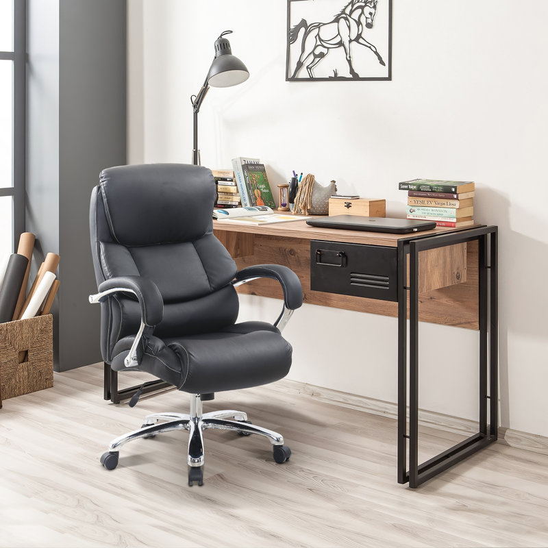 Red Barrel Studio® Patrick-executive Pu Office Chair-black | Wayfair